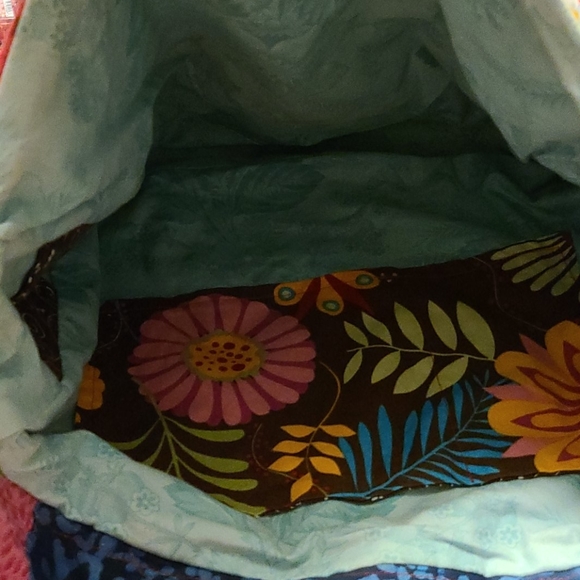 Homemade patchwork messenger bag - Picture 3 of 6